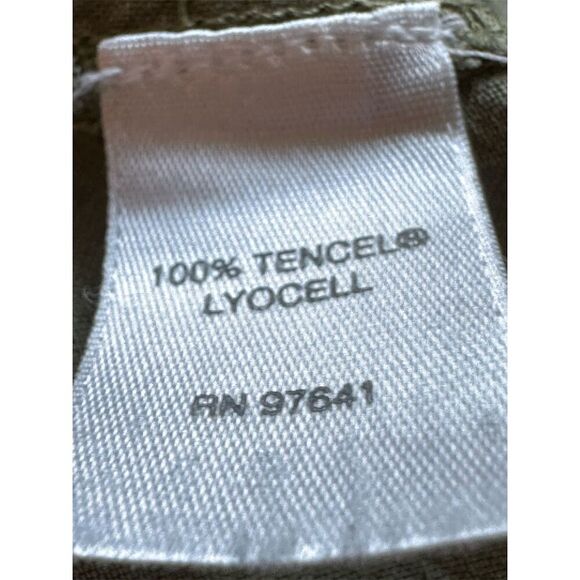 J Jill Women's Green Button-Up Collared Long Sleeve Shirt Size L - Picture 5 of 7